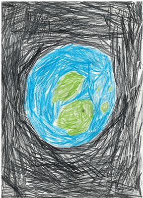 Erde aus dem Weltall